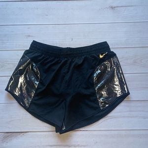 Nike shimmer running shorts size small